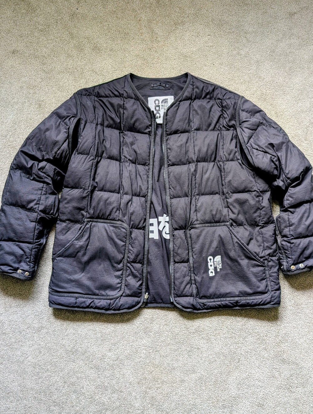 The North Face x Comme Des Garçons Belay Liner Jacket Size M Northface